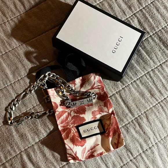 Gucci / Adidas Silver Link Necklace - Picture 2 of 7